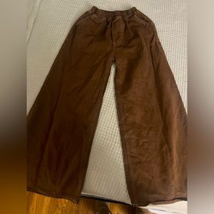 Little girls bell bottom wide jeans